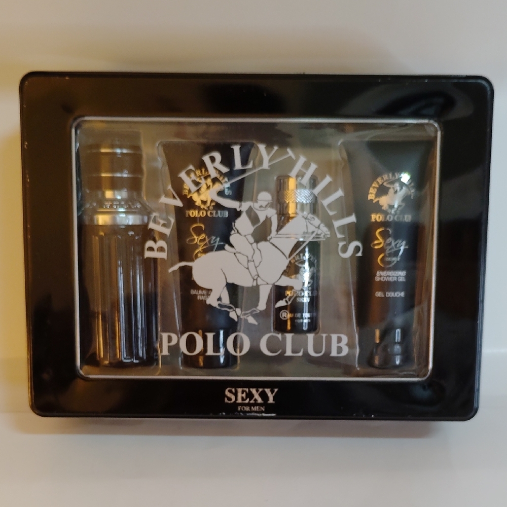 Beverly Hills Polo Club Sexy For Men Grooming Set - Black